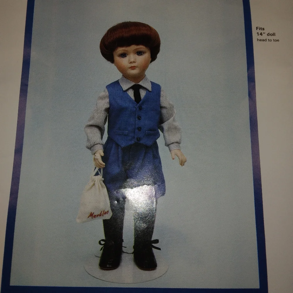 Byron Doll, Donnie clothing Pattern, new uncut, fits 14
